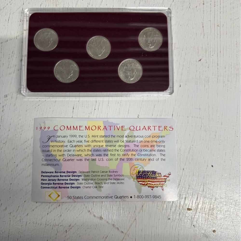 1999 Commemorative Quarters Set - Picture 3 of 3